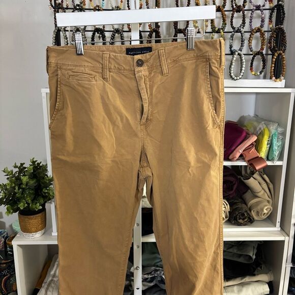 American Eagle Outfitters Tan Chinos Classic Style 30x34 original straight - Picture 7 of 8